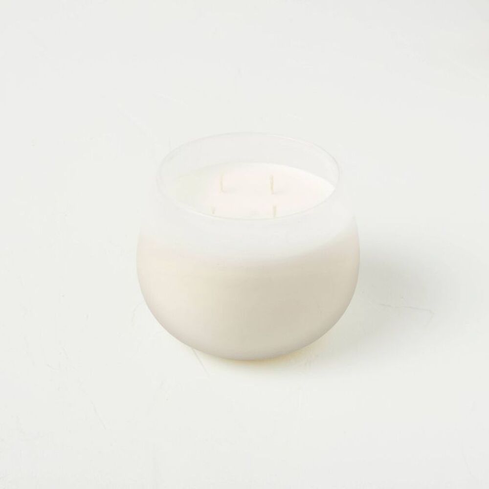Casaluna - 30oz Glass Jar 4-Wick Clarity Candle - Casaluna White